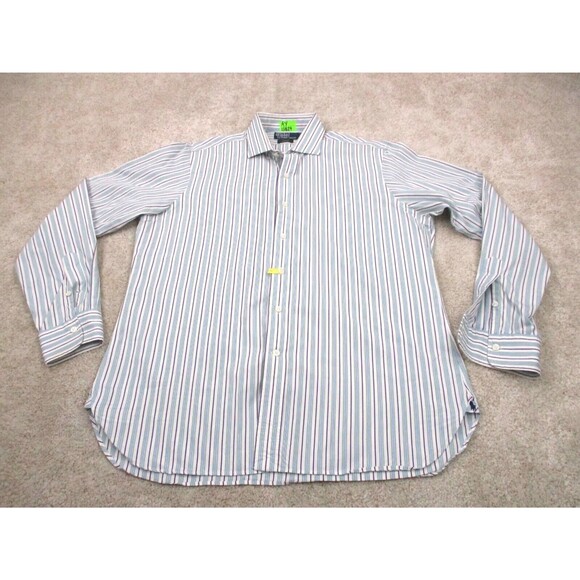 Polo Ralph Lauren Other - Polo Ralph Lauren Shirt Men Large 16 1/2 36 White Blue Estate Custom Button Up